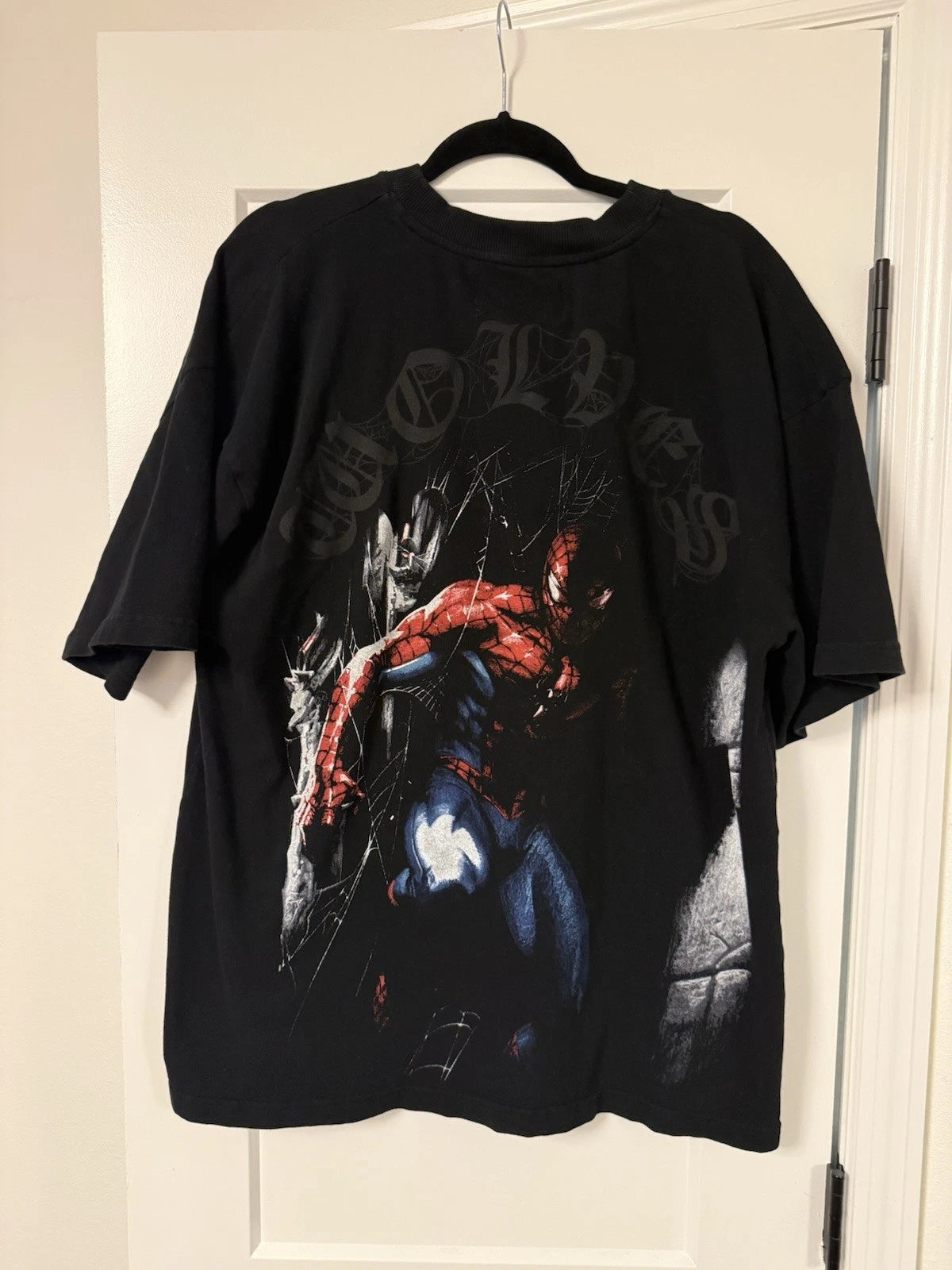 Darc Sport SpiderMan Webs And Shadows "Premium" Oversized Tee size L