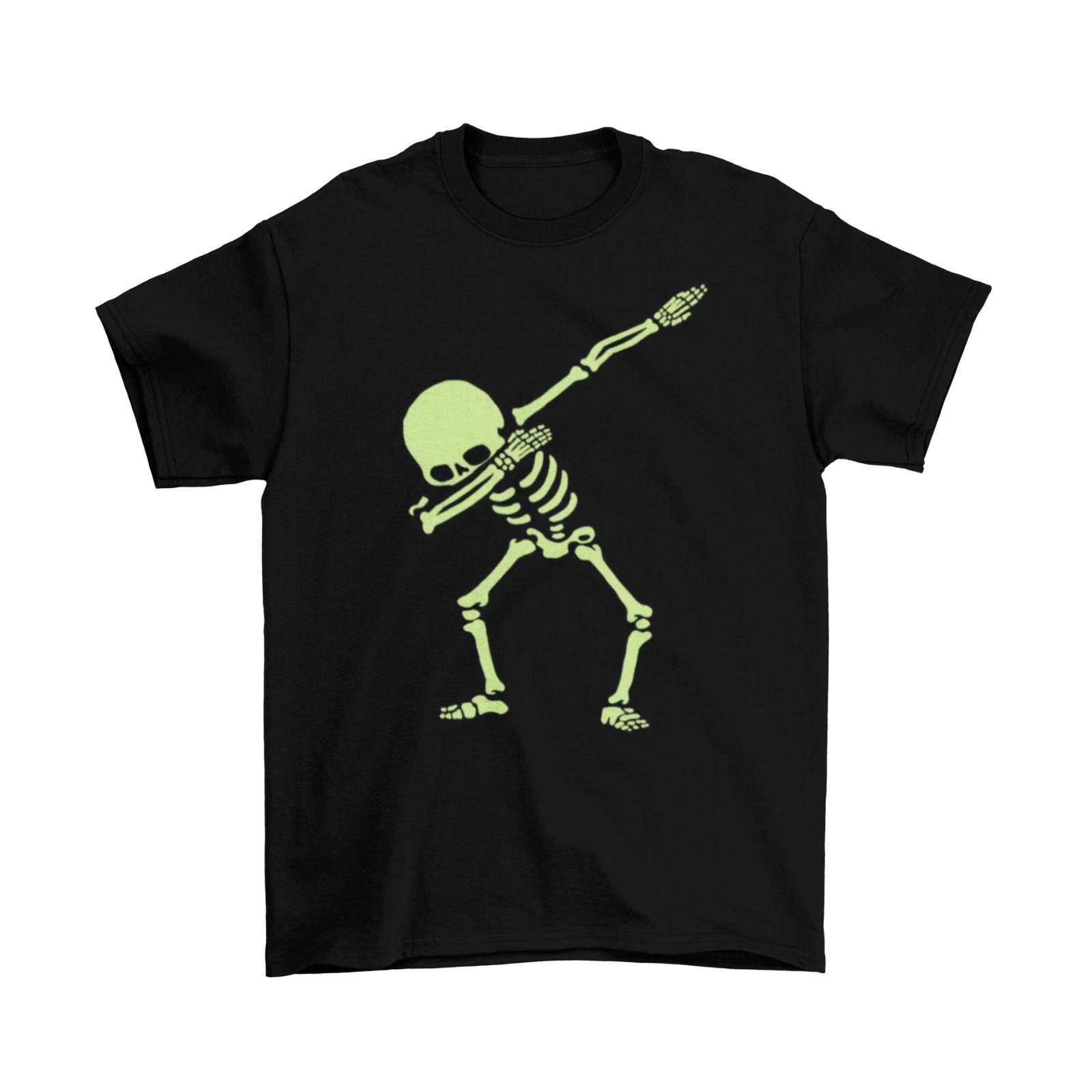 Dabbing Skeleton T-Shirt Unisex Funny Dab Hip Hop Skull Adult Halloween New