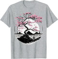 Japanese Sakura Garden Geisha Mount Fuji Cherry Blossom T-Shirt