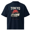 Tokyo 2000 Drift oversized high neck t-shirt black