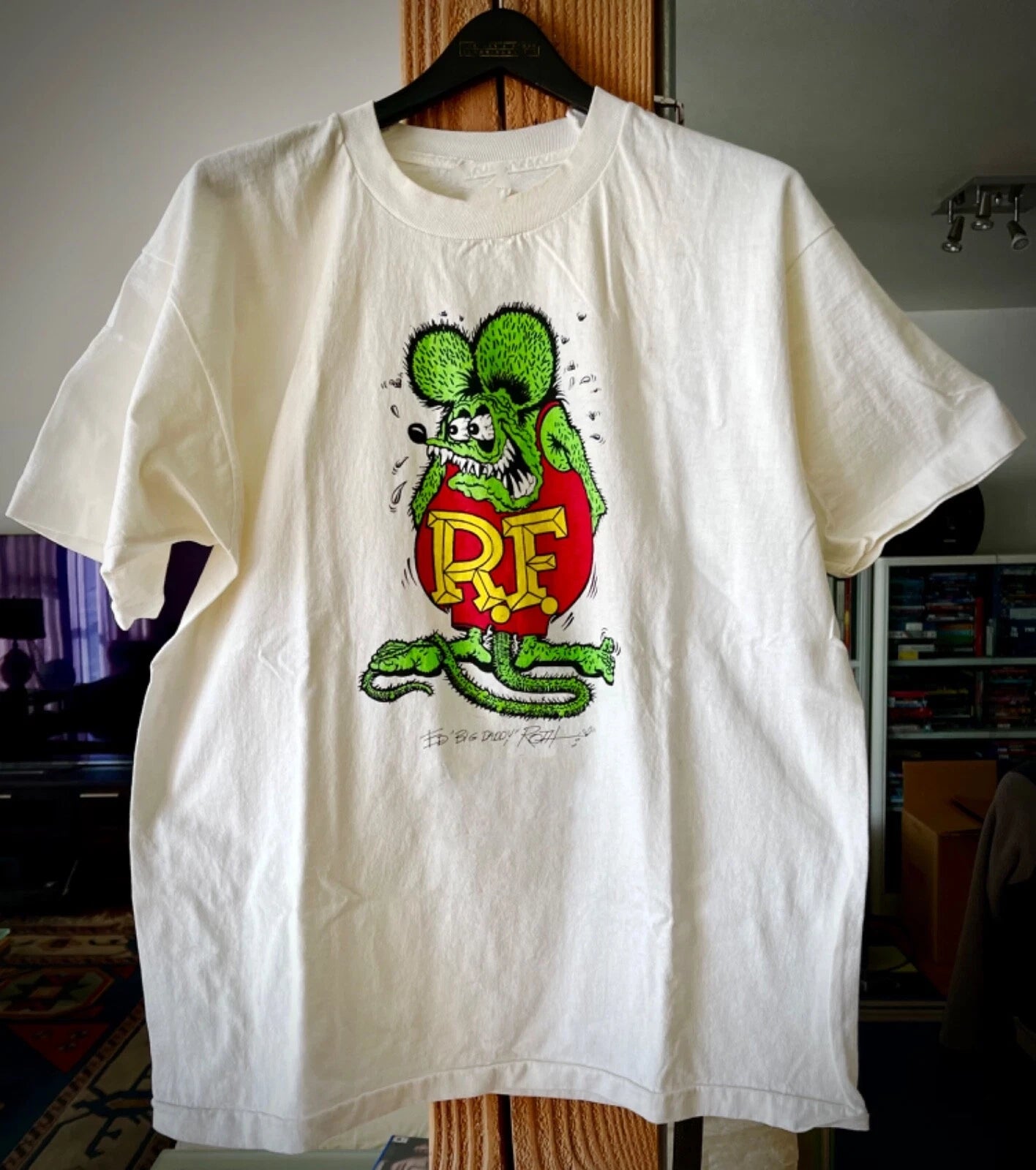 ED BIG DADDY ROTH SIGNED RAT FINK T-SHIRT Unisex S-5XL REprint