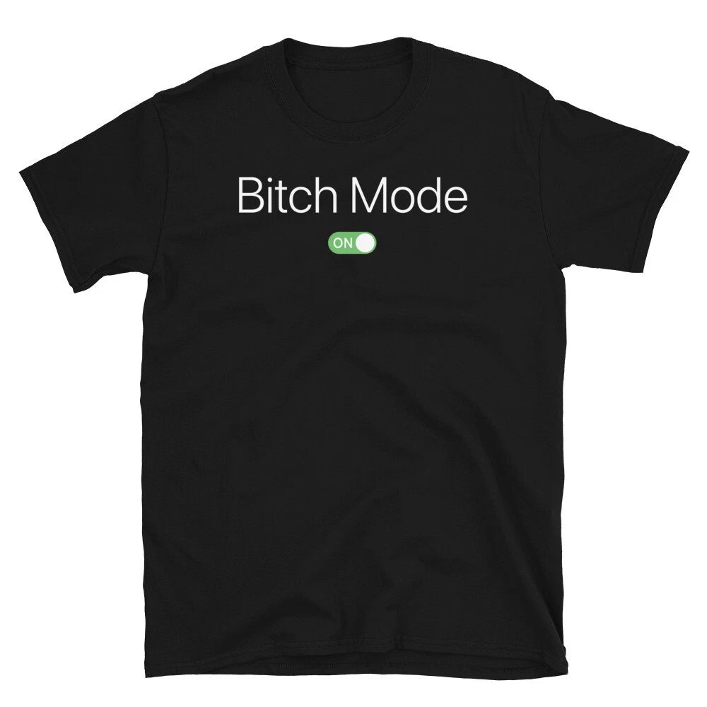Funny Girl Boss La Jefa Smartphone Bitch Mode On Short-Sleeve Unisex T-Shirt