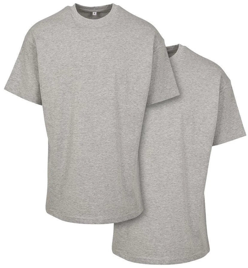 BuildYourBrand Premium Combed Jersey Loose 2-Pack T-Shirt Tee bedruckbar Cotton
