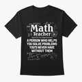 Funny Math Teacher Gift Def T-Shirt Made in the USA Size S to 5XL