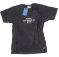 NWT $160 DENIM By VANQUISH & FRAGMENT Black Graphic Print S/S T-Shirt Sz Small