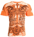 Archaic by Affliction Men's T-Shirt Parallel Wings Cross Biker