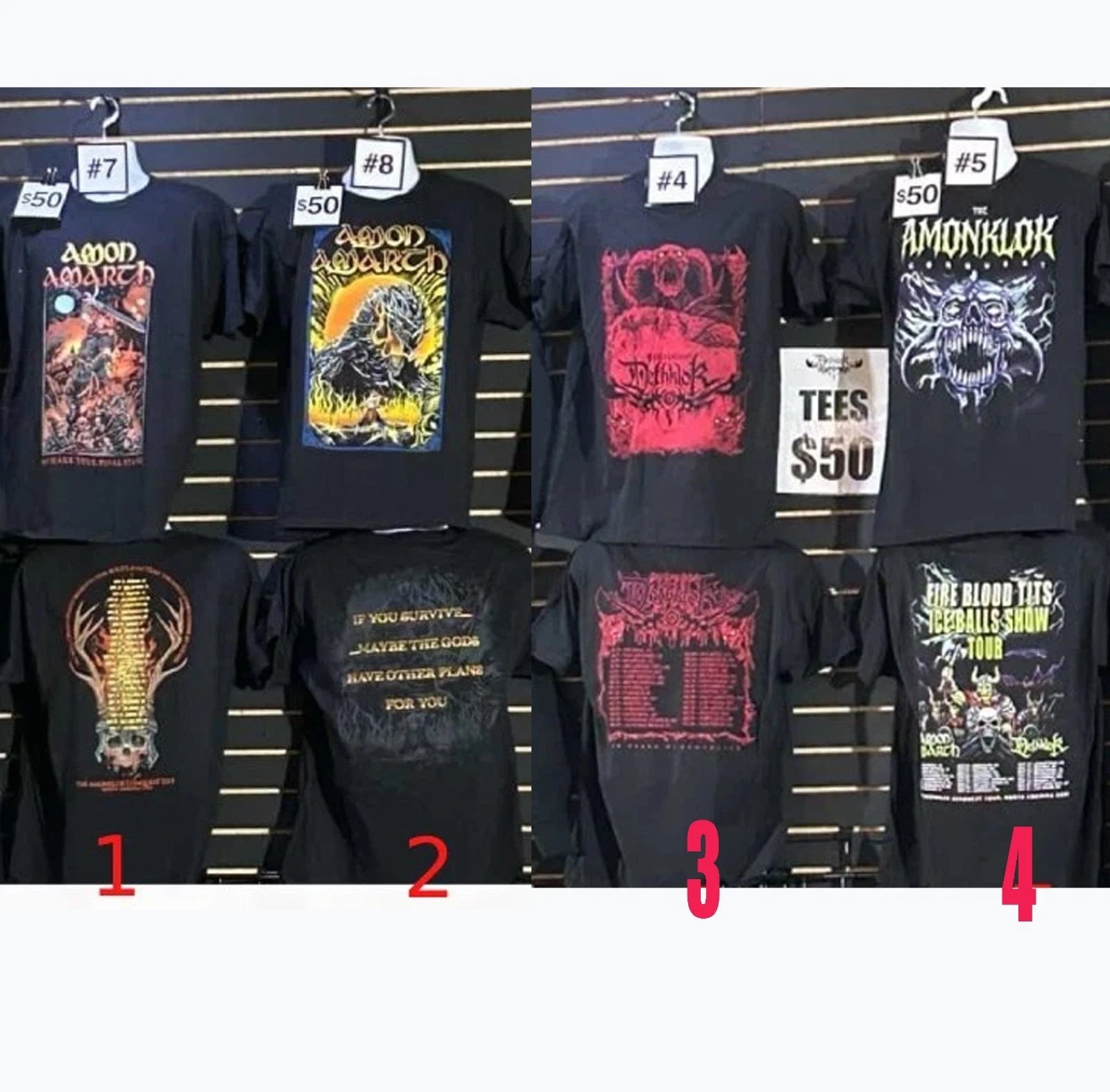 Custom Amonklok 2026 North America Tour T shirt reprint