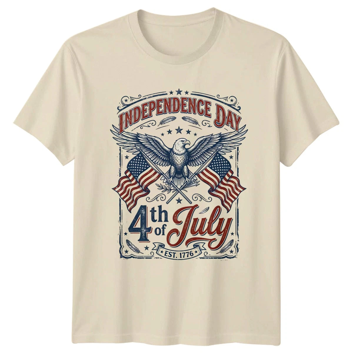 Independence Day 4th Of July T-Shirt Patriotic Great Gift For Him And Her