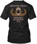 HPD EOD K9 Crest Tee T-Shirt Made in the USA Size S to 5XL