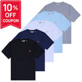 Ellesse 5 Pack T-Shirts Men’s Crew Neck Plain Logo 5 Colours Multi