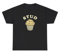 Stud Muffin Meme T Shirt Funny Food Quote Pun Gen Z Ironic Silly Y2K Graphic Tee