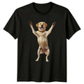 Labrador Retriever Dog Animals Mens T-Shirt Womens Tee Graphic Unisex Top