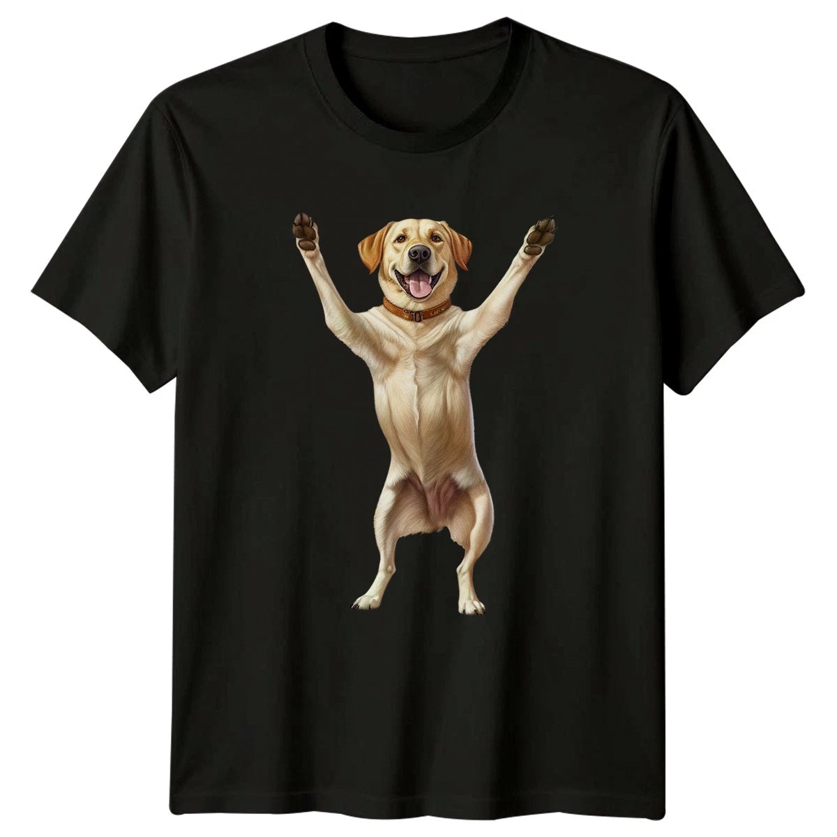Labrador Retriever Dog Animals Mens T-Shirt Womens Tee Graphic Unisex Top