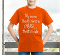 MY MOM THINKS SHE IS IN CHARGE... Childs T-Shirt Cheeky FUNNY KID'S