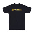 Jesus Is King Golden Print Funny Christian Faith Gift Vintage Men's T-Shirt