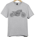 Motorcycle T Shirt Cafe Racer Biker Vintage Custom Motorbike Graphic Tee
