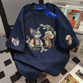 Unisex Cartoon T Shirt Oversized Sweet Cool Style Casual Couple Tee