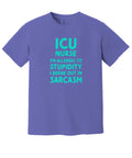 ICU Nurse Shirt Intensive Care Unit Nursing T-Shirt Funny Gift ER Trauma Staff