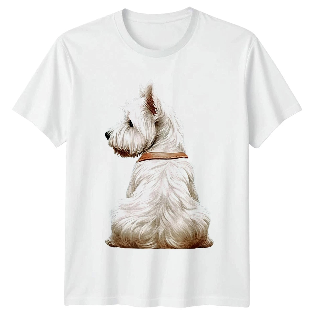 Westie Dog Owner Best Friend T-Shirt Highland Terrier Dog Gift For Him And Her