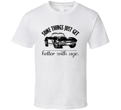 1966 Chevrolet Corvette 427 Better With Age Vintage Car T Shirt