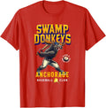 Anchorage Swamp Donkeys Retro Minor League Baseball Team T-Shirt