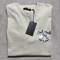 Bad Birdie T Shirt  Mens M Botanicals "Take a Whiff" Golf Tee Floral Print SAND