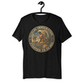 Illegal Immigration 1492 Native Warrior Ship Vintage Style T-Shirt