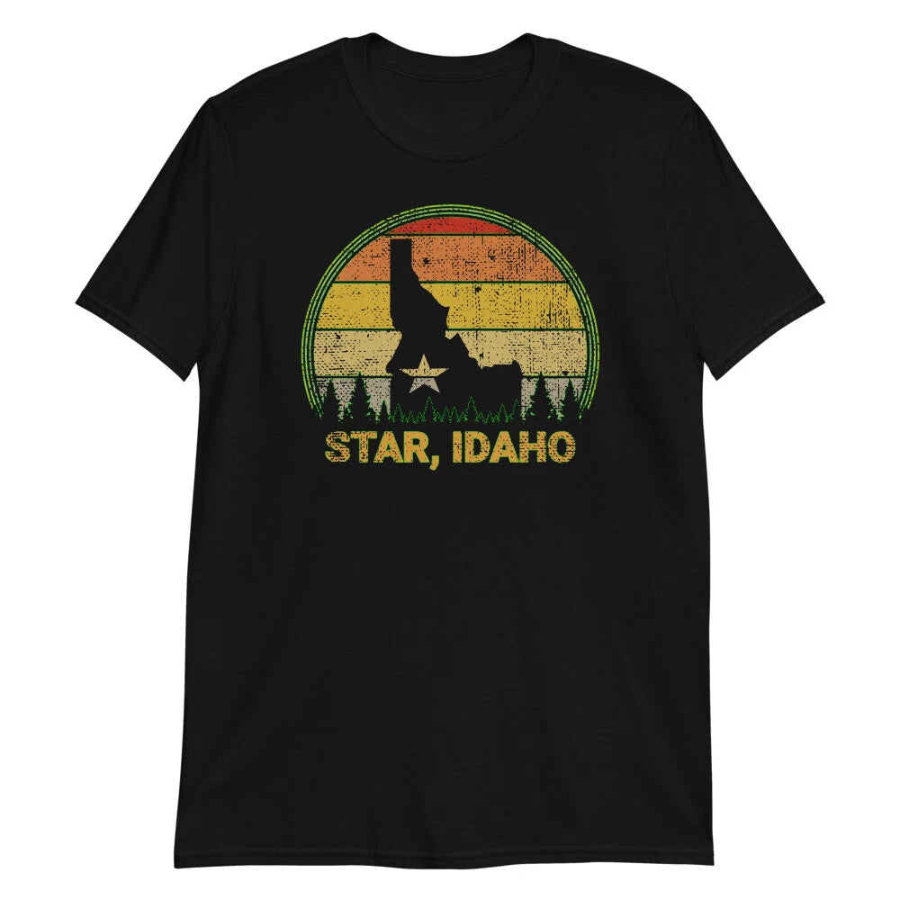 Star Idaho Shirt, City of Star Idaho Retro Short-Sleeve Unisex T-Shirt