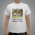 Custom Tee Personalized T Shirt Print Your Logo Photo Text Custom Made Shirt Tee