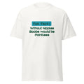 Fun Fact Without Nipples Boobs Would be Pointless Funny Novelty Graphic T-Shirt