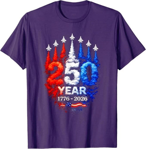 250 Years American 1776 2026 250th USA Patriotic 4th of July T-Shirt