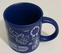 The Unemployed Philosophers Guild Great Architecture Mug 2013  #2392 Blue Rare