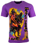 Rebel Saints By Affliction Men's T-shirt PANTHER Premium Quality S-3XL $88