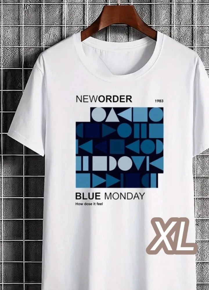 Premium T White XL Size NewOrder Quick drying Dry Material Size Rock T shirt