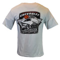 Chevrolet Corvette Men's T-shirt All-American Sports Car - Grey NEW