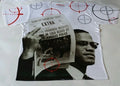 Custom Malcolm X "Target" Sublimated Shirt  pantone powder galaxy bred