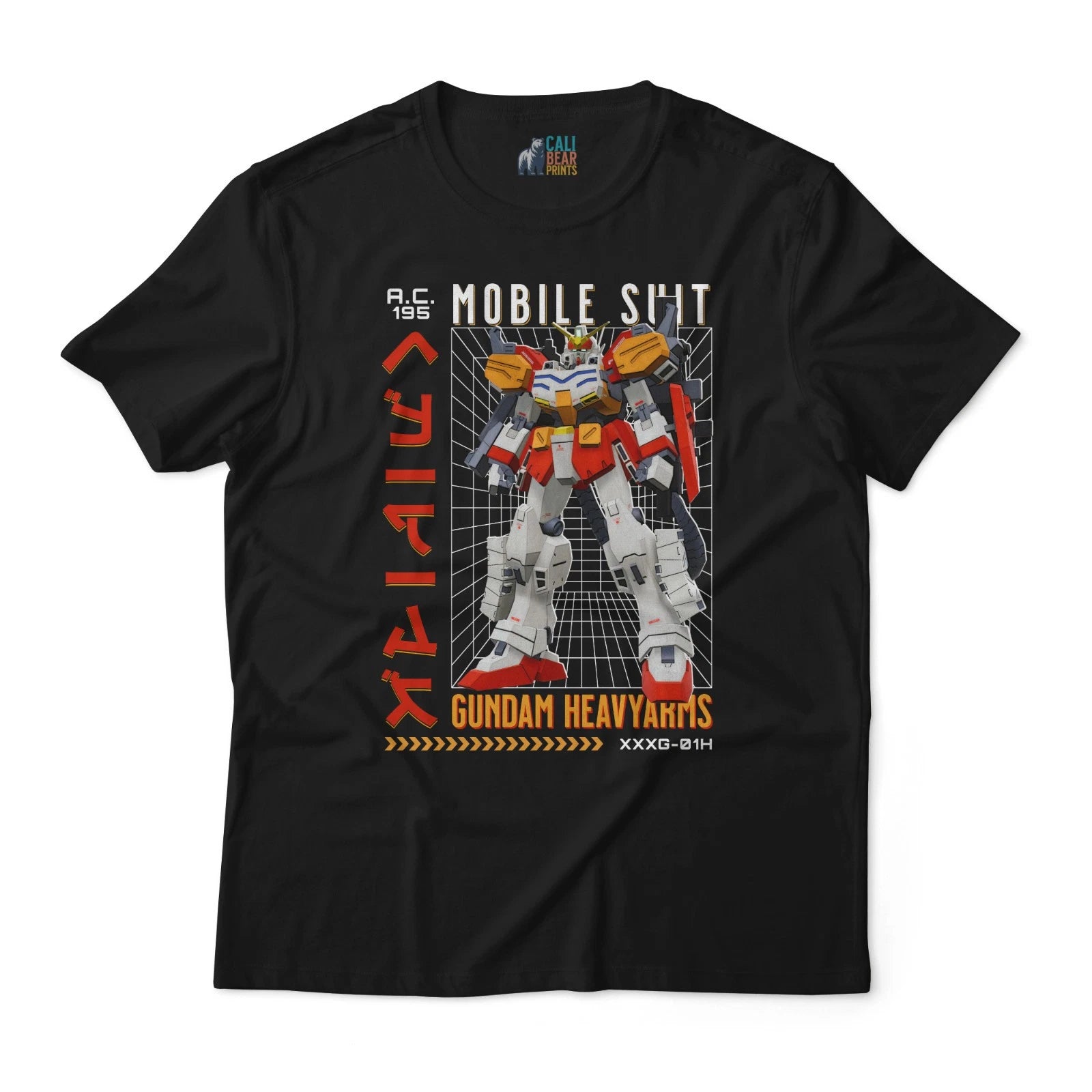 Gundam Heavyarms XXXG-01H Mecha Anime Graphic Tee – Mobile Suit Gundam Wing