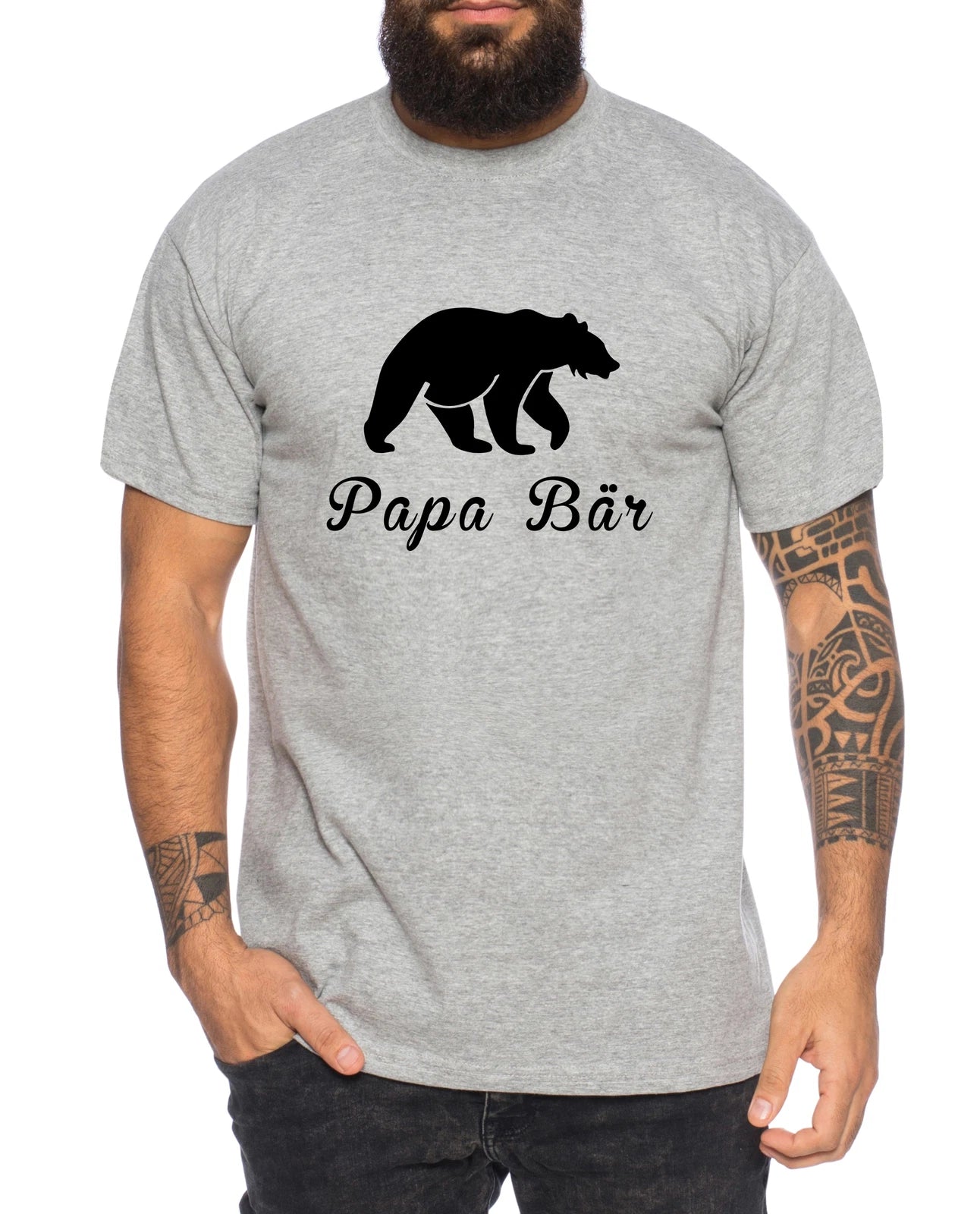Papa Bear Mens T-Shirt Cool Walt Funny Fun Shirt