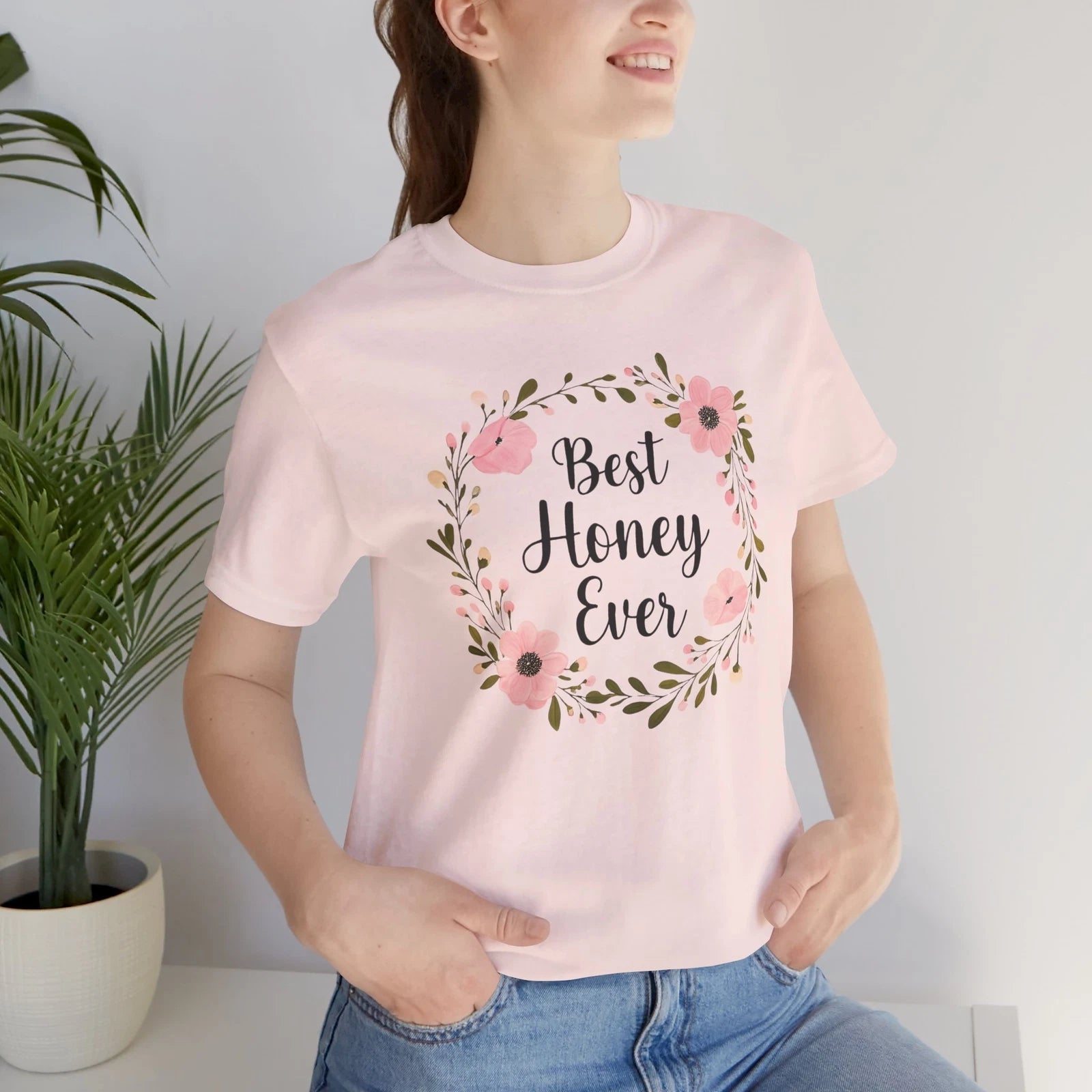 Grandma Honey Womens graphic Mothers Day Short Sleeve Tee