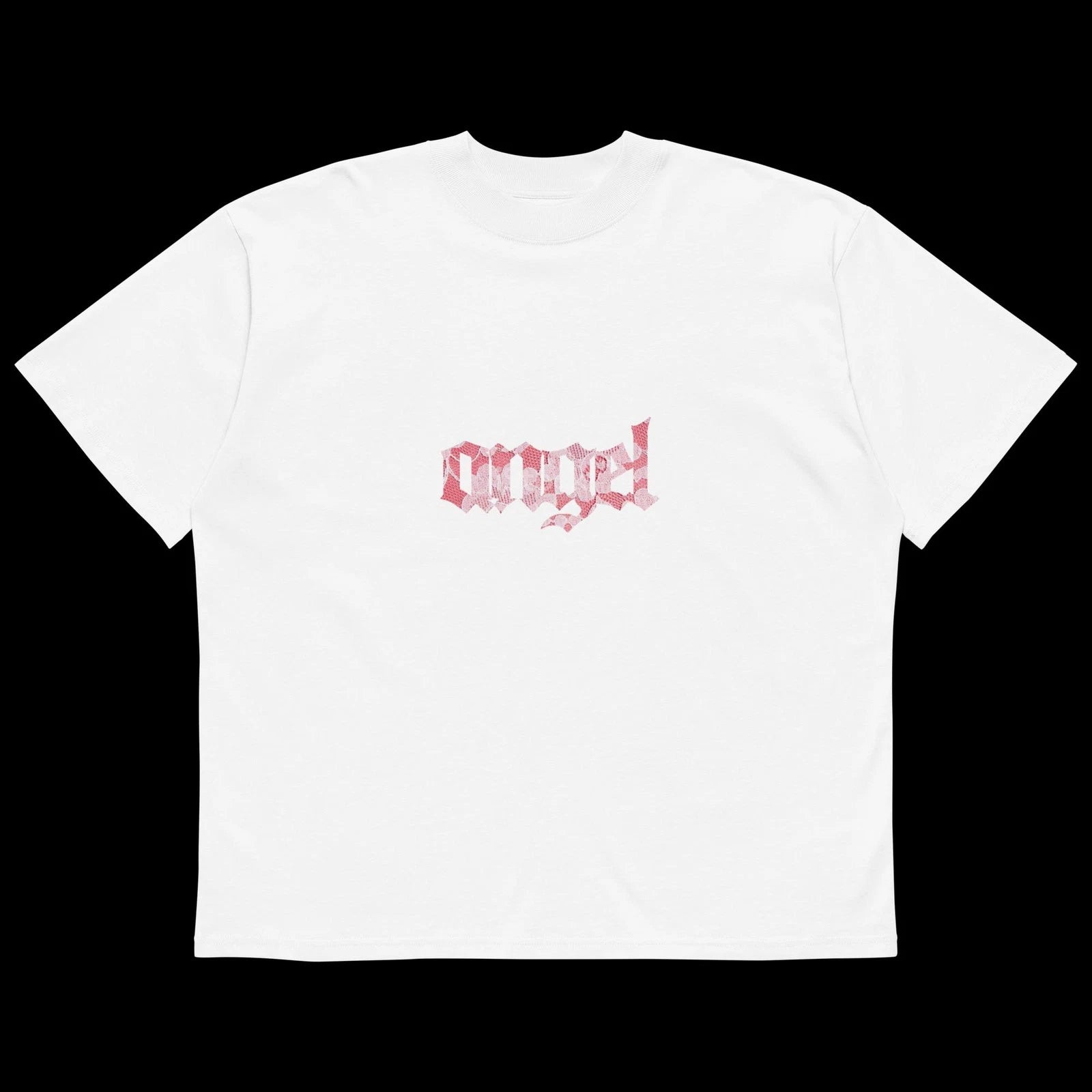 Unisex organic angel cutecore oversized high neck t-shirt