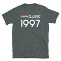 Classic Retro Inspired Graphic Birthday 1997 Vintage Short-Sleeve Unisex T-Shirt