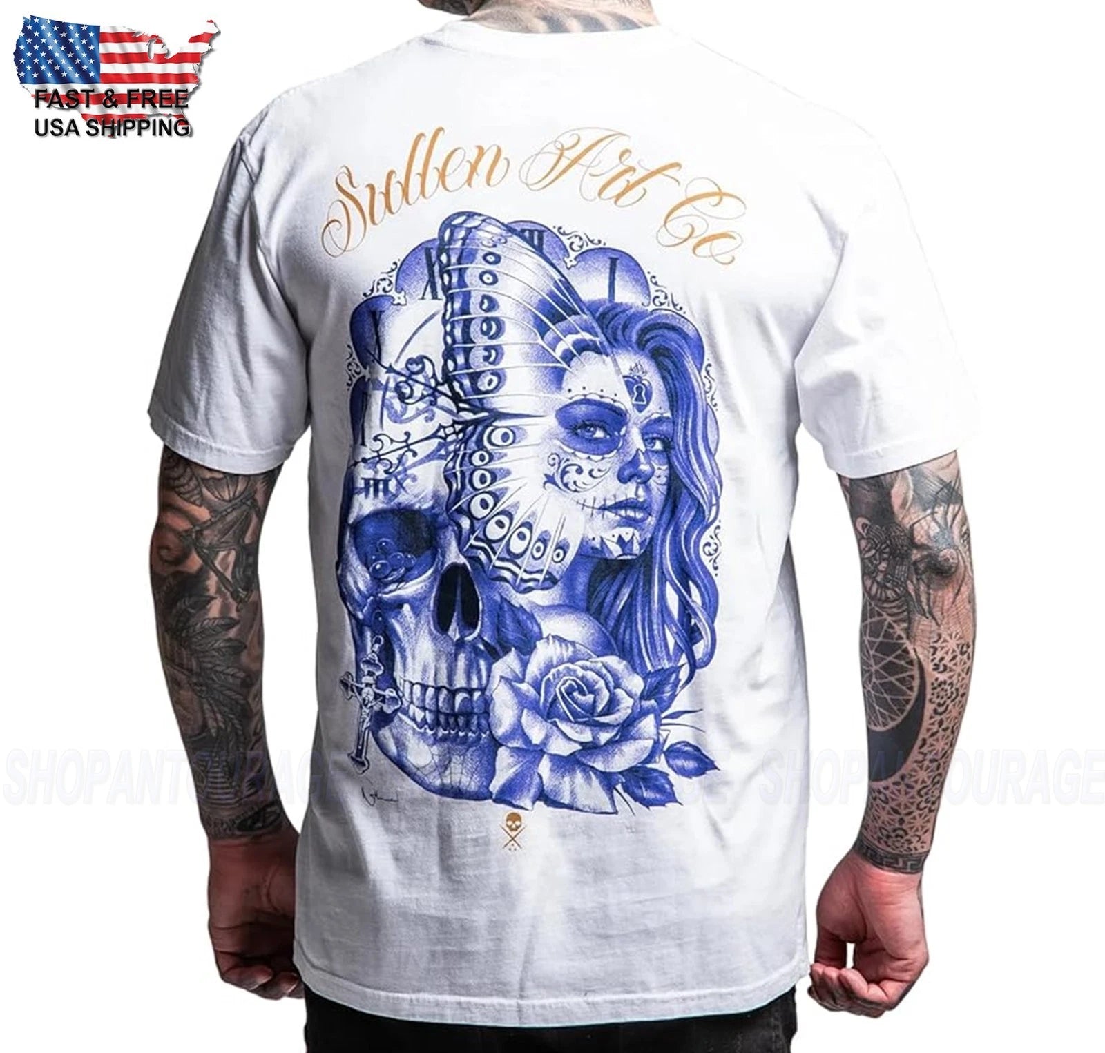 Sullen Art Collective Nathan Harker Premium SCM7792 Short Sleeve T-shirt For Men