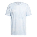 adidas Feel Ready Crew Neck Short Sleeve T-Shirt Mens Blue Casual Tops JN9341