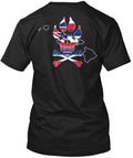 Hawaii K-9 Crossbones Police Dog T-Shirt Made in the USA Size S to 5XL