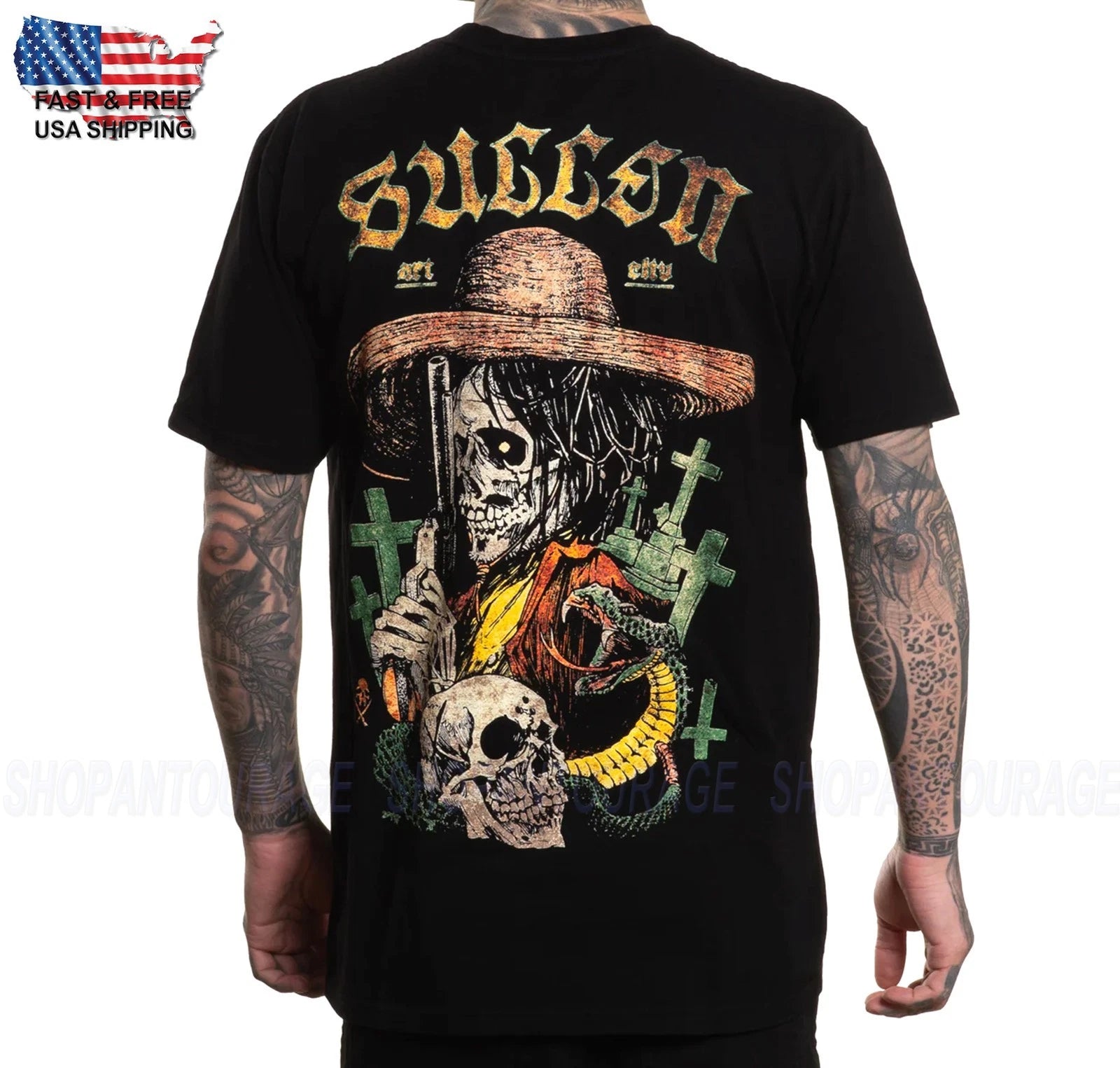 Sullen Art Collective Tumba Premium Fit SCM7186 New Men's T-Shirt