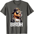 Bruh Sunglasses Design - Funny Capybara Lover Gift Unisex T-Shirt
