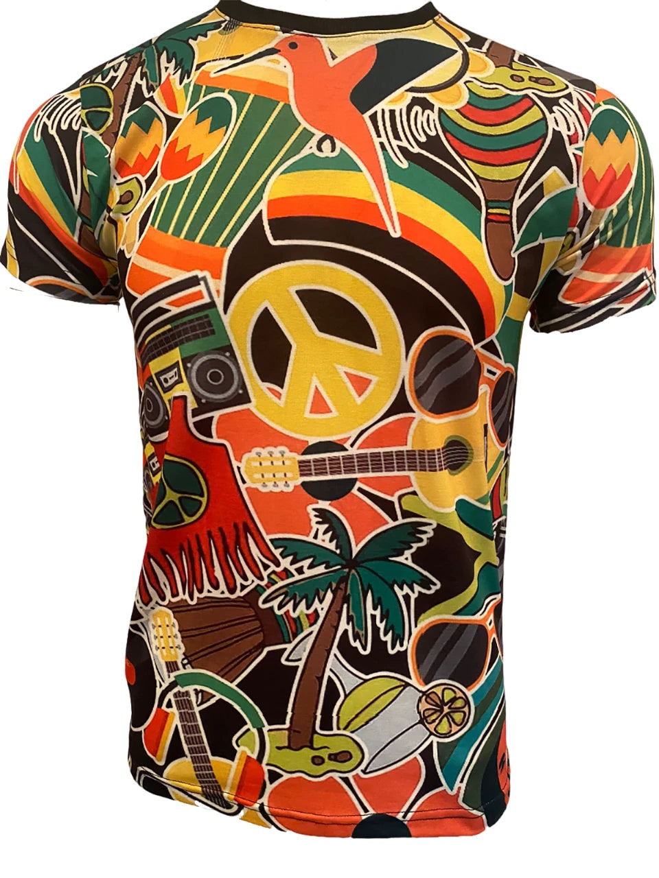 Mens 3D Print TShirt Hip - Hop Graphic T-Shirt Cotton Tee Top Summer Casual Wear