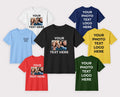 Personalised Custom Printed T Shirts Your Text Photo Logo Stag Do Hen Party Top