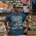 Scooter Racer Retro T Shirt. Vintage Vespa, Mod.
