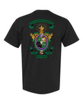 Lambda Chi Alpha Fraternity CREST and Letters COMFORT COLORS POCKET Shirt - NEW